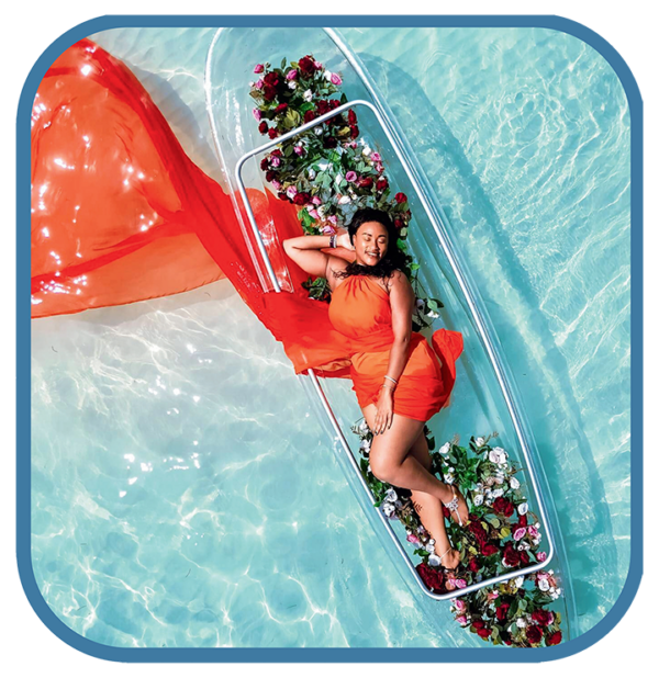 Flower Girl Clear Kayak Photoshoot $180 - Image 2